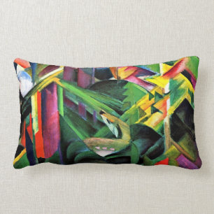 Franz Marc: Hirsch in einem Klostergarten Lendenkissen