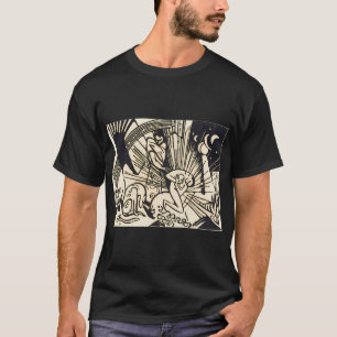 Franz Marc Kunst s Rotes und Blaues Pferd Franz Ma T-Shirt