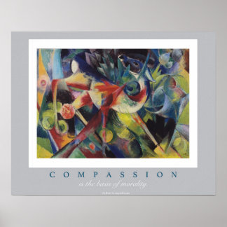 Franz Marc Mitgefühl Poster - Archival