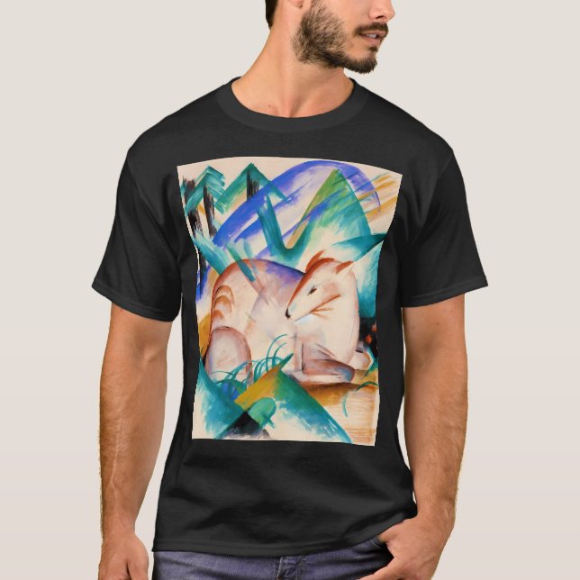 Franz Marc Red Deer T-Shirt (Vorderseite)