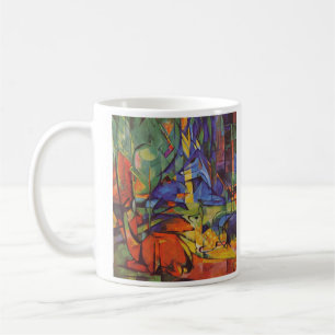 Franz Marc - Rotwild im Wald Kaffeetasse