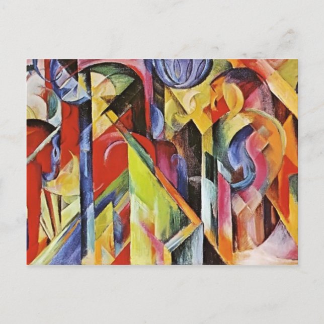 Franz Marc - Stables Postkarte (Vorderseite)