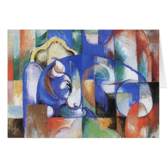 Franz Marc - Stier (Vorderseite (Horizontal))