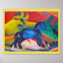 Franz Marc, The Blue Pony, Art Poster