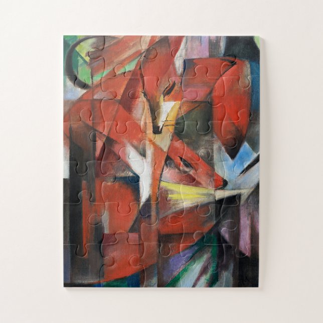 Franz Marc The Foxes (1913) (Vertikal)