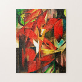 Franz Marc The Foxes Red Fox Moderne Kunst Malerei