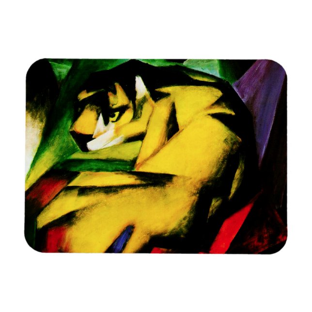 Franz Marc Tiger Magnet (Horizontal)