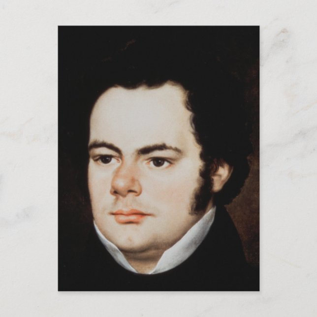 Franz Peter Schubert Postkarte (Vorderseite)