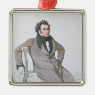 Franz Schubert, 1825 Silbernes Ornament
