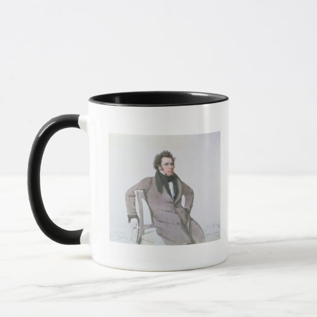 Franz Schubert, 1825 Tasse (Links)