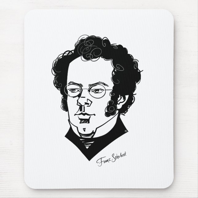 Franz Schubert Mousepad (Vorne)