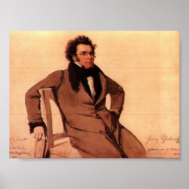 Franz Schubert Poster (Vorne)