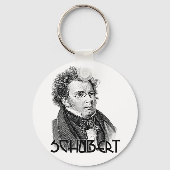 Franz Schubert Schlüsselanhänger (Vorderseite)