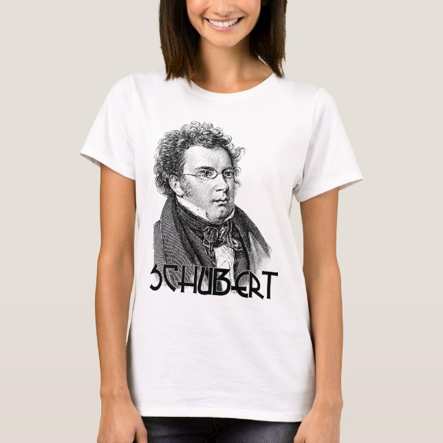 Franz Schubert T-Shirt (Vorderseite)