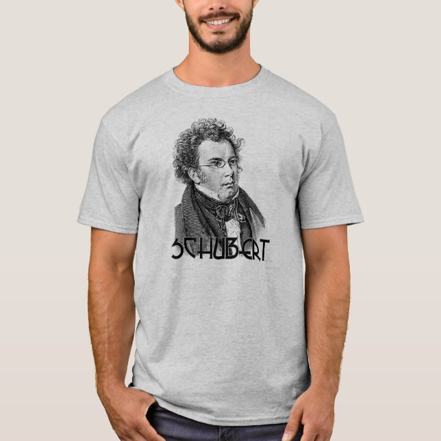 Franz Schubert T-Shirt (Vorderseite)