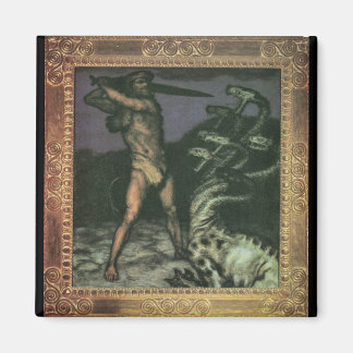 Franz von Stuck - Herkules und die Hydra Magnet