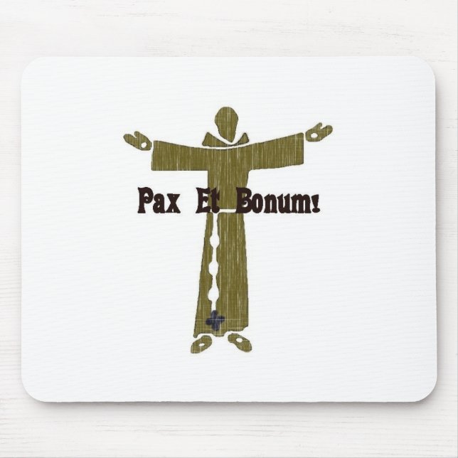 Franziskanergrüße Mousepad (Vorne)