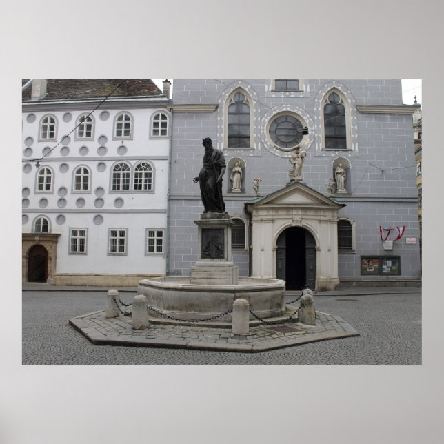 Franziskanerplatz Vienna Austria Poster (Vorne)