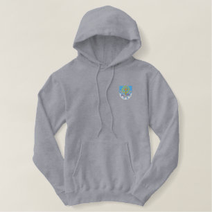 Franziskanisches Logo - Wappen Bestickter Hoodie