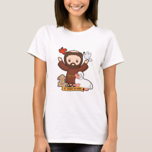 Franziskus von Assisi Katholischer T - Shirt für F