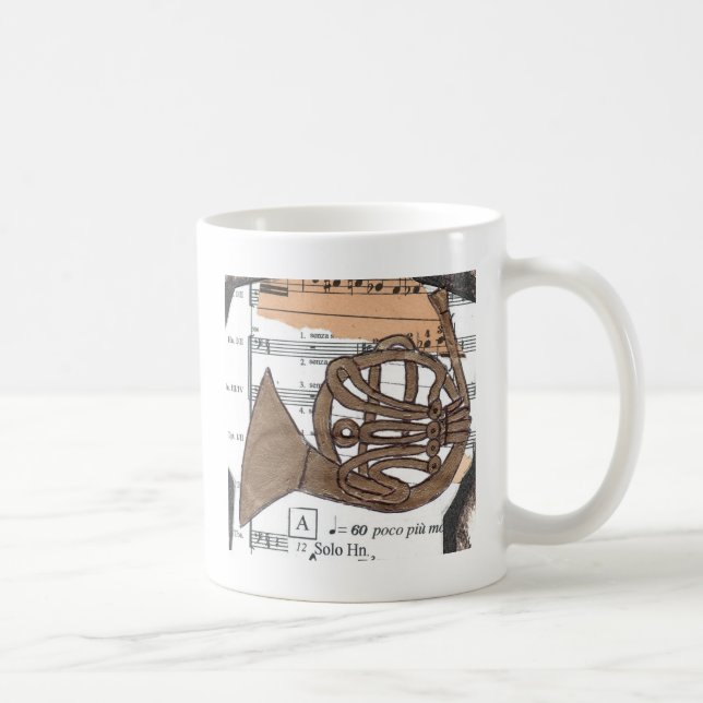 (Franzose-) Horn-Tasse Kaffeetasse (Rechts)