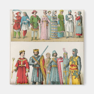 Franzose-Kleid Magnet