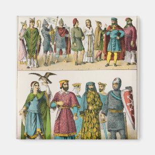 Franzose-Kleid Magnet