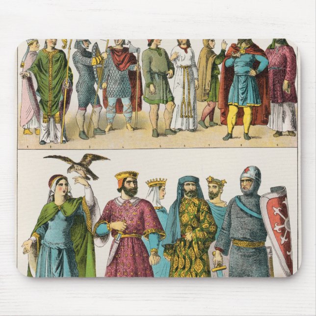 Franzose-Kleid Mousepad (Vorne)