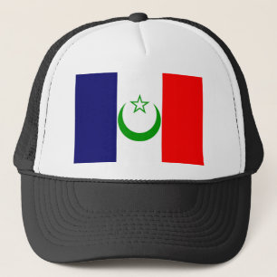 Franzose-Marokko-Flagge Frankreich-Koloniensymbol Truckerkappe
