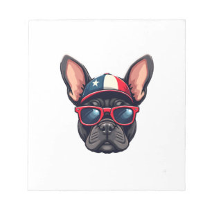 Franzose mit USA-Farben (5) Notizblock