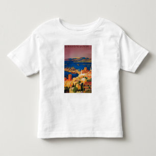 Franzose-Reise-Plakat, bereisend in Syrien Kleinkind T-shirt