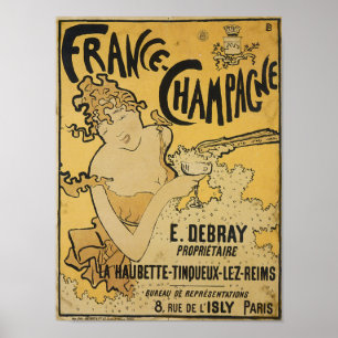 Franzosen Champagne Poster