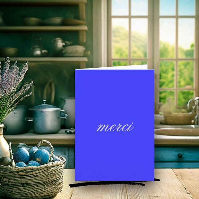 Franzosen danken Ihnen zu kardieren Dankeskarte (Von Creator hochgeladen)