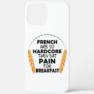 Franzosen essen Schmerzen für das Frühstück Funny Case-Mate iPhone Hülle