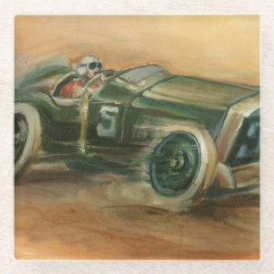Franzosen Grandprix Racecar durch Ethan Harper Glasuntersetzer