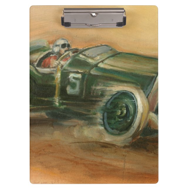 Franzosen Grandprix Racecar durch Ethan Harper Klemmbrett (Vorderseite)