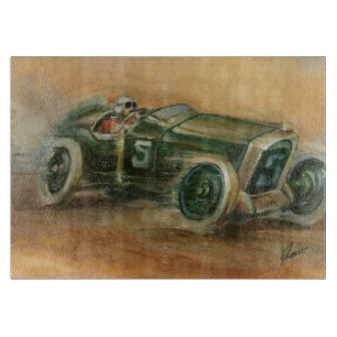 Franzosen Grandprix Racecar durch Ethan Harper Schneidebrett