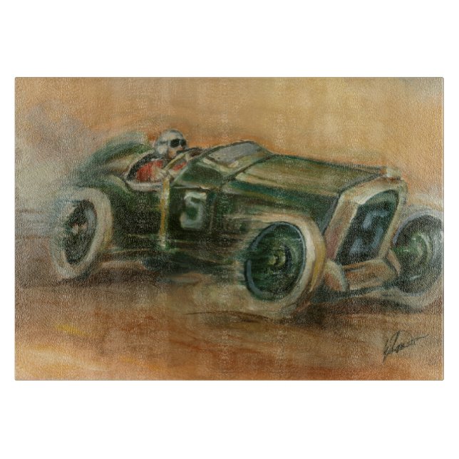 Franzosen Grandprix Racecar durch Ethan Harper Schneidebrett (Vorderseite)