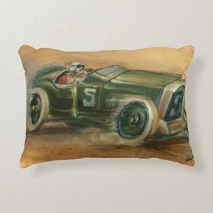 Franzosen Grandprix Racecar durch Ethan Harper Zierkissen