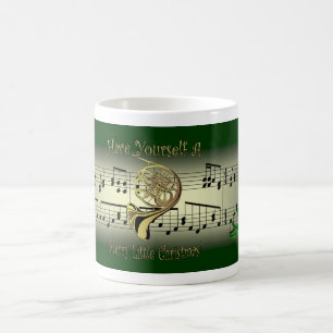 Franzosen Horn~Have sich frohen wenig Weihnachten Kaffeetasse