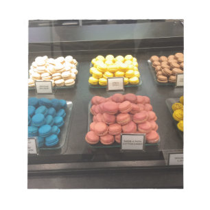Franzosen Macarons   Paris, Frankreich Notizblock