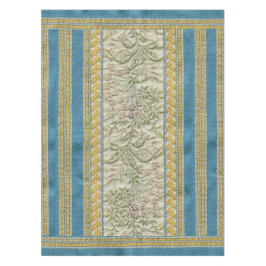 Franzosen stickten Blumen-Gewebe-Blick Tischdecke