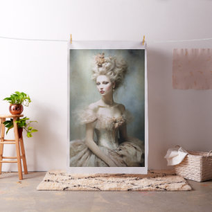 Französin Mary Antoinette Mode Porträt Stoff