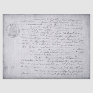 Französisch altes Skriptdekoupage Tissue Paper Seidenpapier