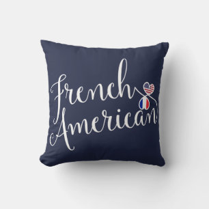 Französisch-Amerikaner-Kissen für Herzklopfen Kissen