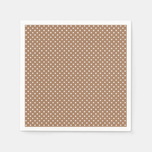 Französisch Beige Dots Paper Napkins Serviette