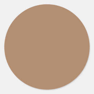 Französisch Beige Farbe Runder Aufkleber