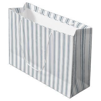 Französisch Blau gestreift Große Geschenktüte