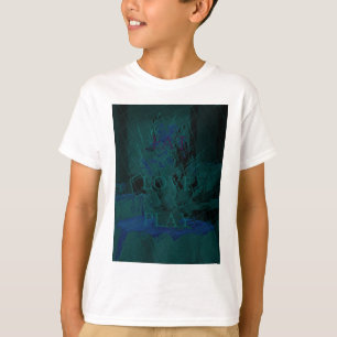 Französisch Blau Liebe Essen Spiel Blütentöne fü T-Shirt