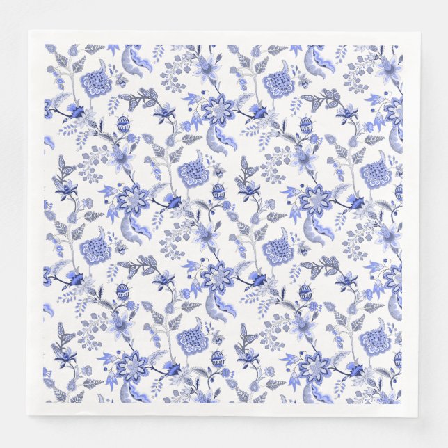Französisch Blau Serviette (Vorderseite)